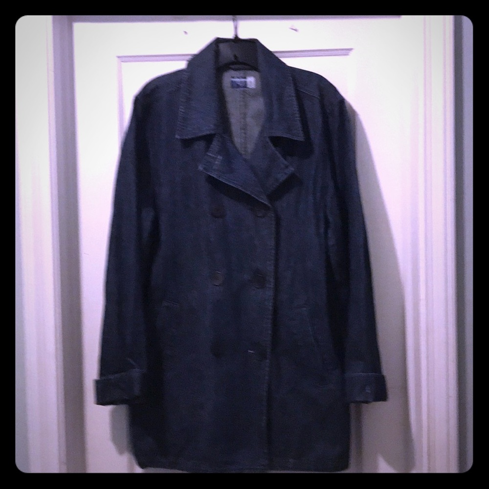 Denim Peacoat